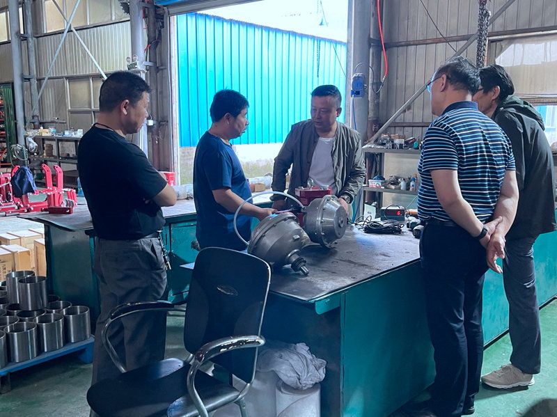 合作伙伴的主要負(fù)責(zé)人來(lái)我廠參觀、調(diào)研